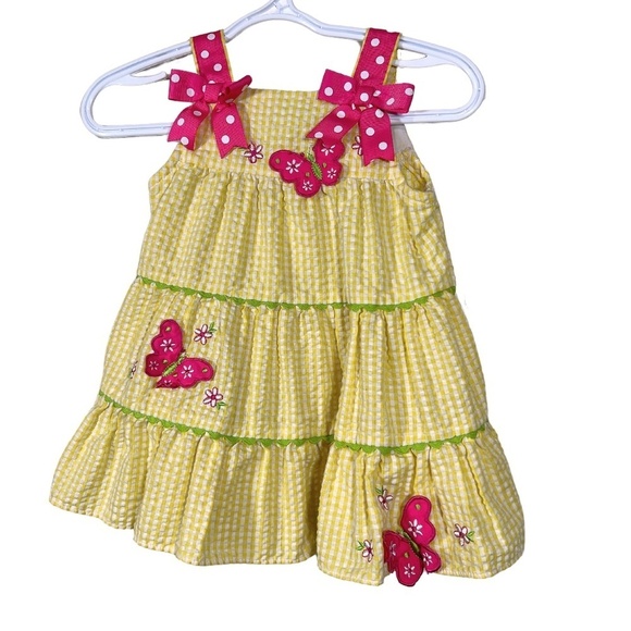 Rare Editions size 9 month dress and diaper cover set - Picture 2 of 5